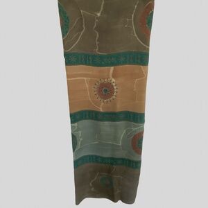 Hary Dary Hand-Dyed Rayon Art to Wear Summer Sarong /Scarf- O/S